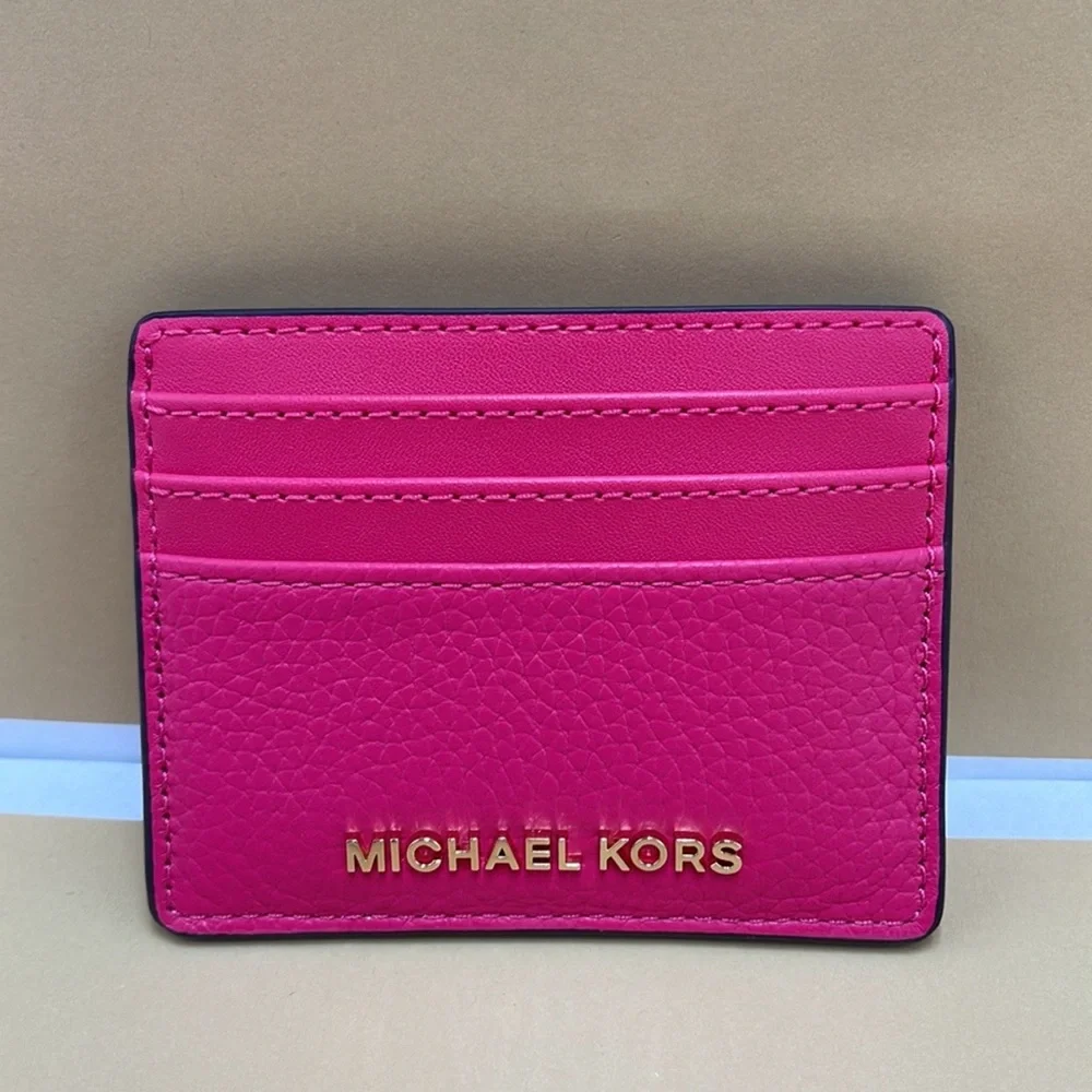 MICHAEL KORS
Large Pebbled Leather Card Holder Case
Electric Pink 
NWT - Picture 11 of 16